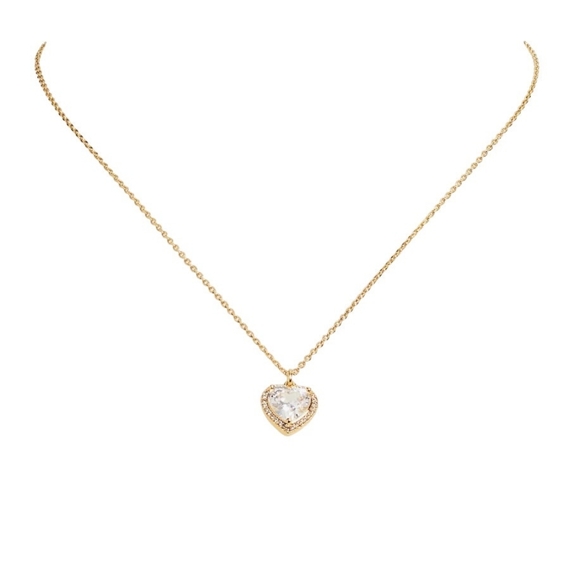Kate Spade New York CZ Heart Pendant Necklace NIB - Picture 2 of 7